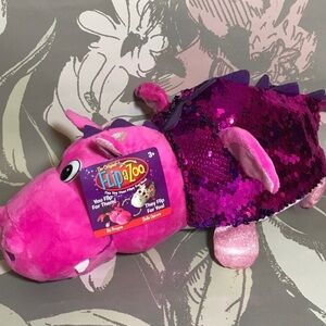 FlipaZoo Stella Unicorn & Aki Dragon Plush NEW Toy